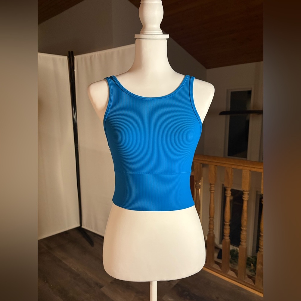 Lululemon | Blue Ribbed Tank Top